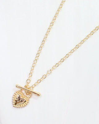 Caroline Hill Willis Heart Charm Necklace