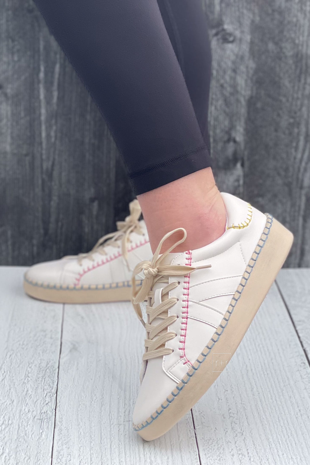 Corkys Friend Zone Tennis Shoes in GOLD CRINKLE METALLIC