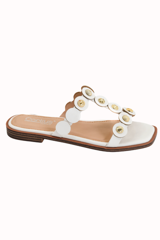 PRE-ORDER Corkys Beach What White Sandals