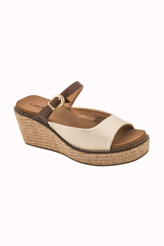 PRE-ORDER Corkys Treat Yourself Open Toe Wedge Shoe
