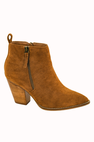 Corkys High Standards Tobacco Faux Suede Boots