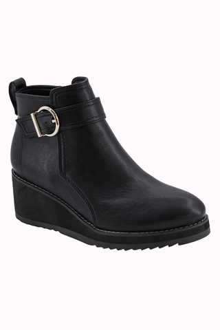PRE-ORDER Corkys Intuition Black Wedge Chelsea Boots