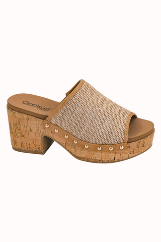 PRE-ORDER Corkys May I Help You in Honey Raffia