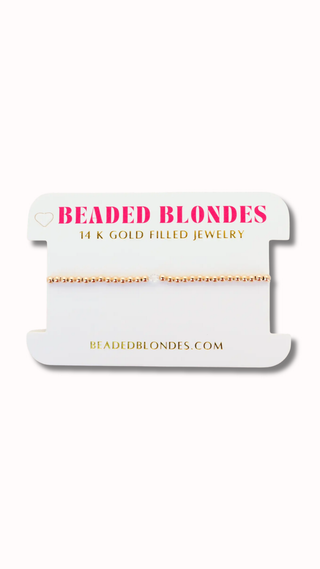 Beaded Blondes April Birthstone Swarovski braelets