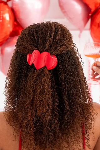 Teleties Heart to Heart Flat Clips