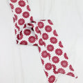 maroon floral
