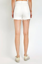 risen high rise cross over shorts - 2 colors