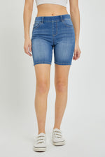 cello pull on mid rise biker shorts AB68927M