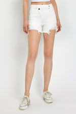 risen high rise cross over shorts - 4 colors
