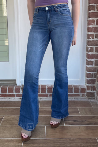 1822 Denim Tall 34” Mid-Rise Flare Jean in Jayden