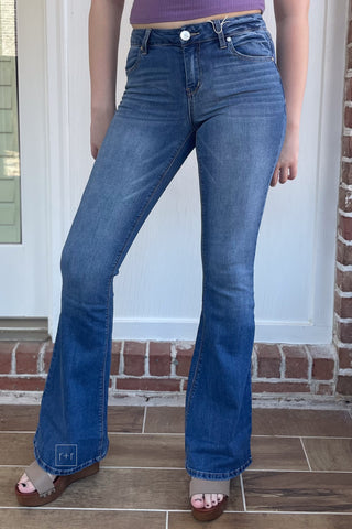 1822 Denim Tall 34” Mid-Rise Flare Jean in Jayden