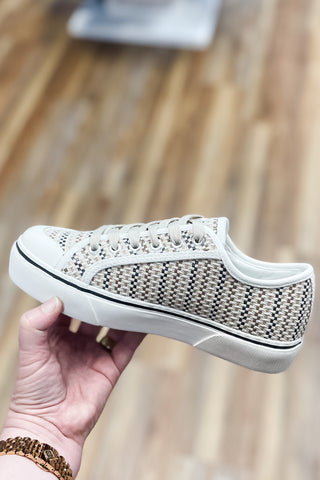 Corkys Footwear Waiting List Casual Sneaker Tan Combo