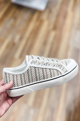 Corkys Footwear Waiting List Casual Sneaker Tan Combo