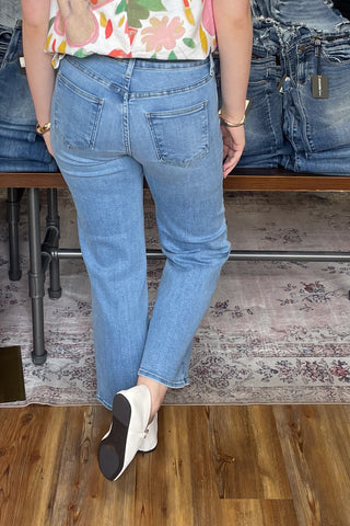 Just Black Denim Medium Wash The Classic Wide Leg Jeans BP239J-MED-24