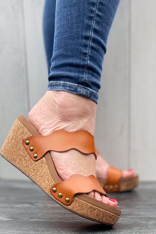 Corkys Obviously in Cognac Brown