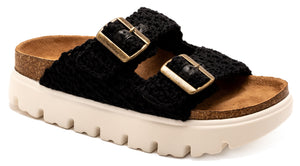 corkys rumor has it platform sandals in black macrame