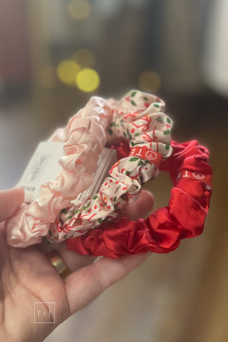 Cozy Holiday Bundle: Corkys Sleepyhead Slippers, Bracelet & Scrunchies