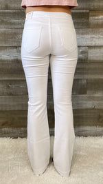 cello jeans black pull on petite flare jeans in a jegging style C35324WHT-30
