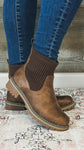 corkys footwear best-selling cabin fever sock boot tan brown