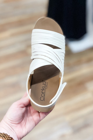 Corkys Good For You Cork Wedge Sandals