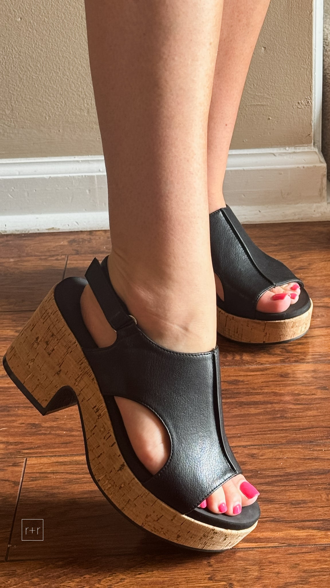 corkys footwear new miss carley block heel sandal in black