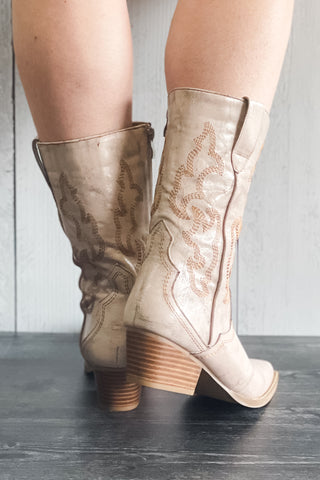Corkys Footwear Somebodys Problem Western cowgirl Boots Putty Crackle country chich cowboy