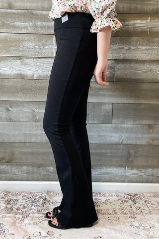 dear scarlett magic black kick flare pull on pants suit separates MDSFL & MDSFLP