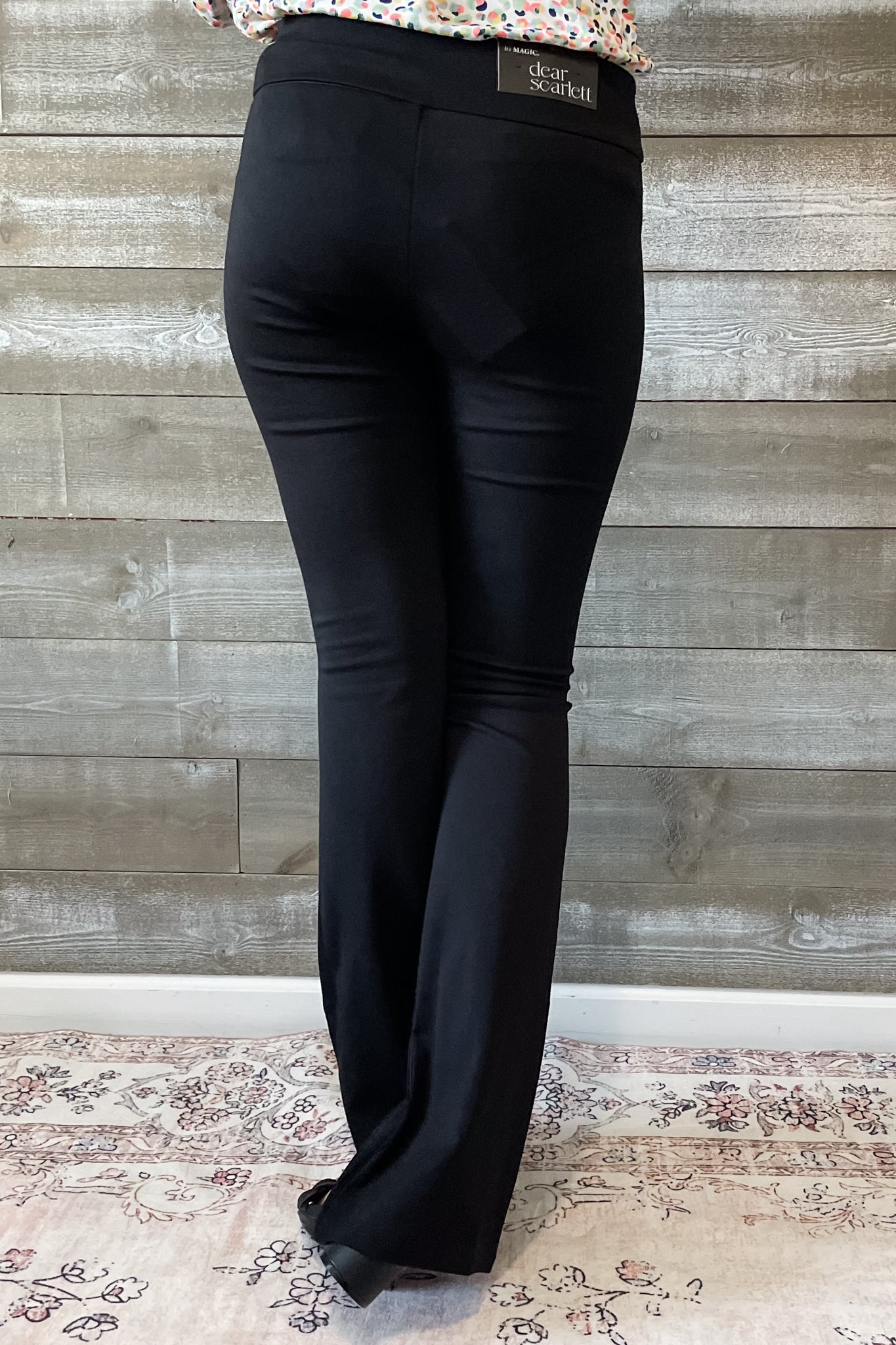 dear scarlett magic black kick flare pull on pants suit separates rivers + roads boutique dear scarlett magic black kick flare pull on pants suit separates rivers + roads boutique