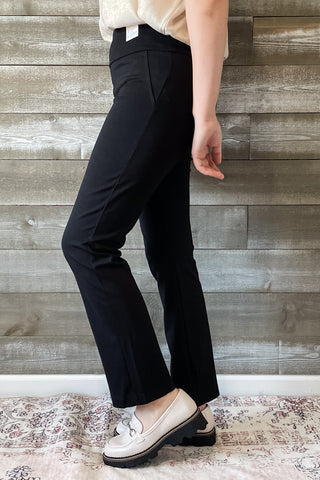 Dear Scarlett Magic Slim Straight Black Suit Pants Separates Slacks MDS