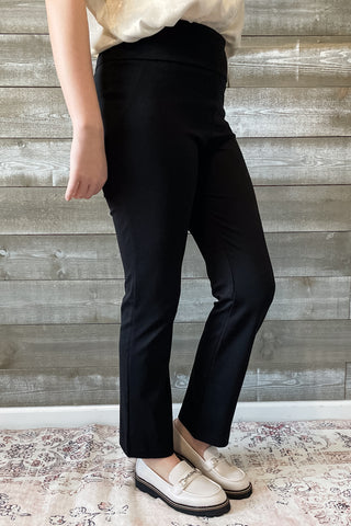 Dear Scarlett Magic Slim Straight Black Suit Pants Separates Slacks MDS