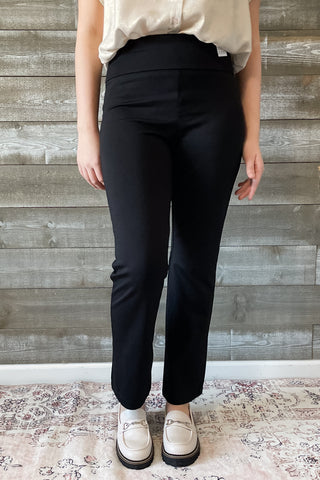 Dear Scarlett Magic Slim Straight Black Suit Pants Separates Slacks MDS