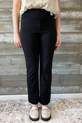 Dear Scarlett Magic Slim Straight Black Suit Pants Separates Slacks MDS