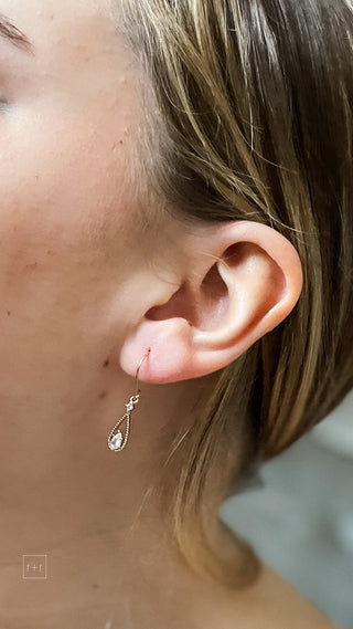 dixie bliss ice drop earrings for sensitive ears