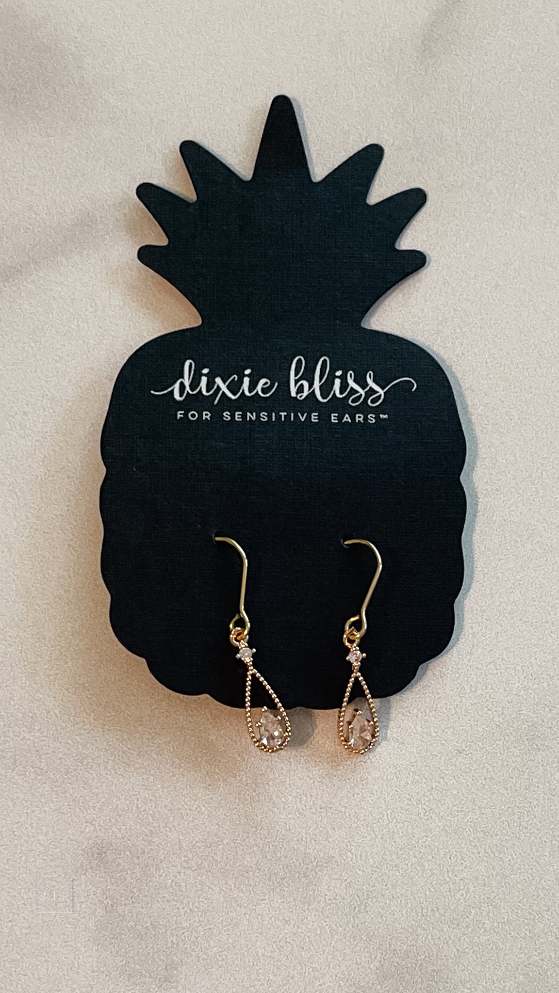 dixie bliss ice drop earrings for sensitive ears