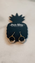 dixie bliss sincerely yours dangle earrings with cz accents