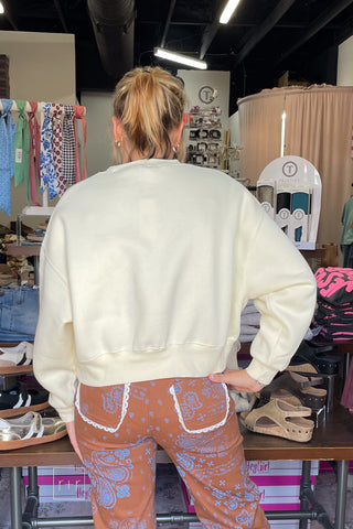 Flying Mallard - Crop Sweatshirt
