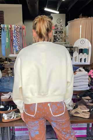 Flying Mallard - Crop Sweatshirt