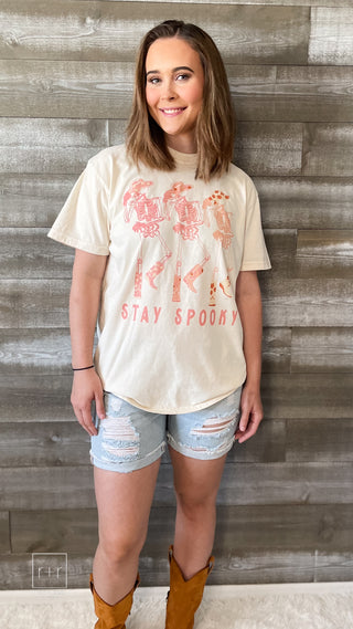 stay spooky halloween graphic tee