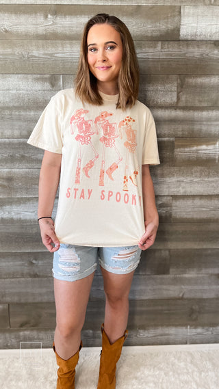 stay spooky halloween graphic tee