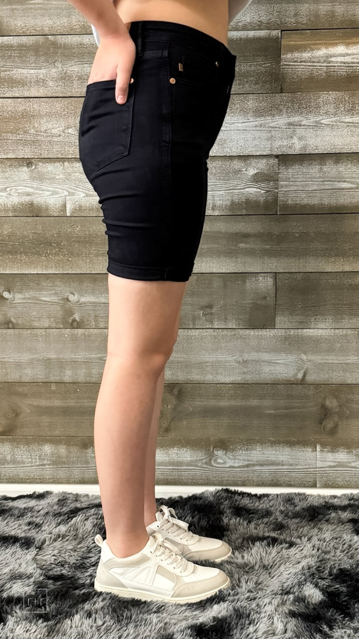 Judy Blue Full Size Tummy Control Double Button Bermuda Denim Shorts –  Cultured Cloths Apparel & Accessories
