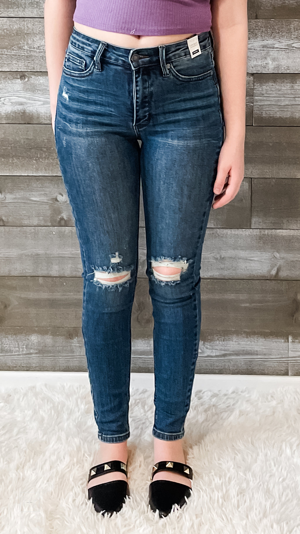 Tummy Control Classic Skinny Black Judy Blue Jeans – Turquoise Heifer  Boutique