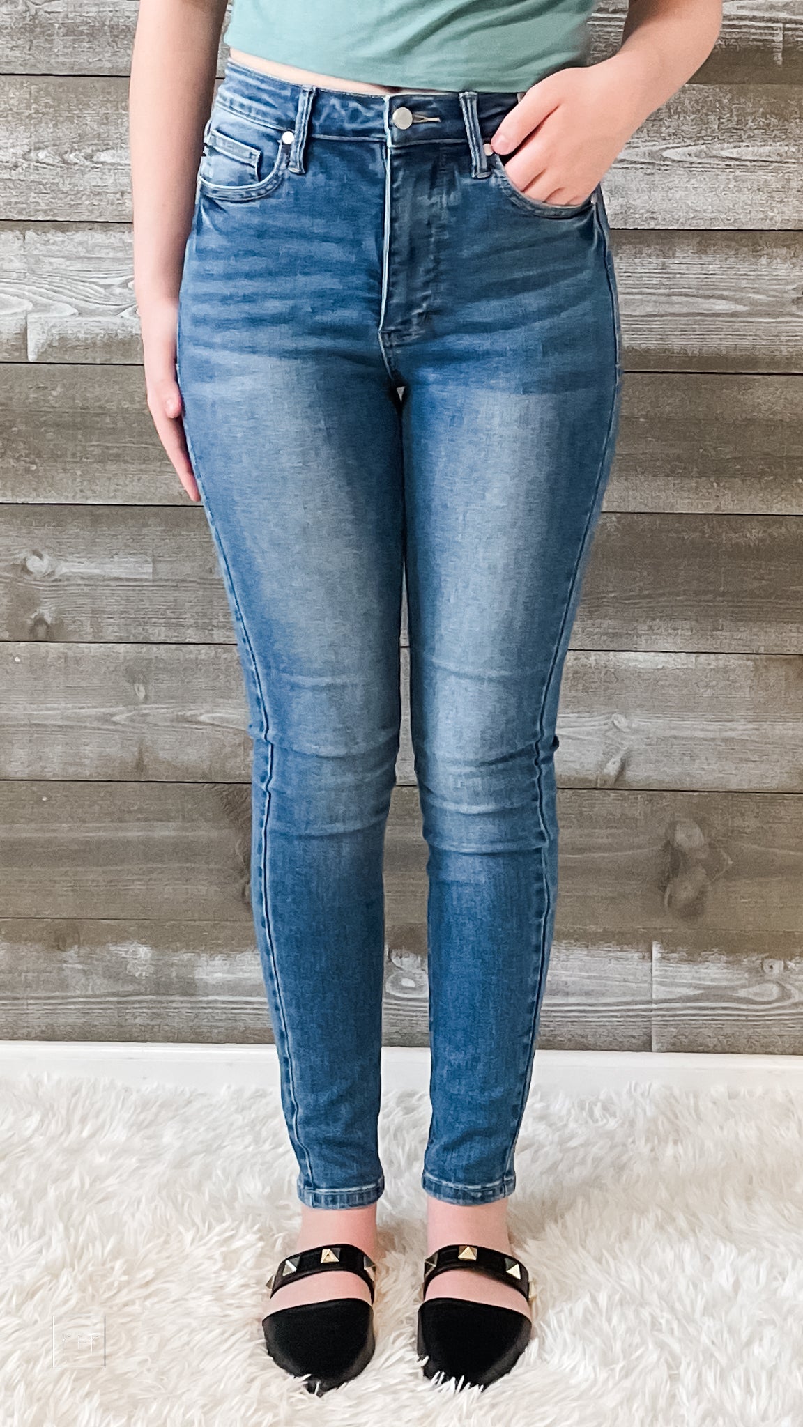 judy blue high waist tummy control top classic skinny jeans