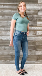 judy blue high waist tummy control classic skinny jeans
