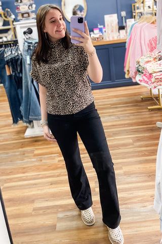 Judy Blue Black Bootcut Tummy Control Top Jeans in Petite and Regular Length JB881184