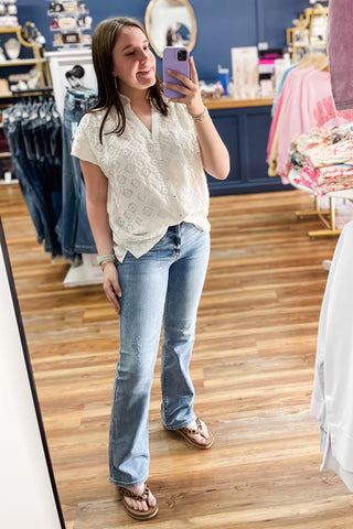 Judy Blue Denim Mid Rise Bootcut Jeans Core Style JB82337 LT