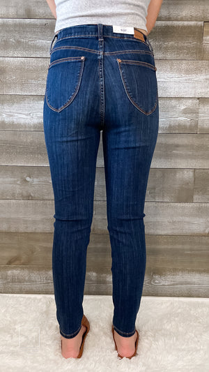 judy blue high waist patch pocket pull on skinny jean JB88539REG MD