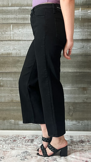 just black denim the classic wide leg jeans black BP239J-A-BLK