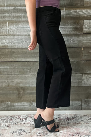 just black denim the classic wide leg jeans black BP239J-A-BLK