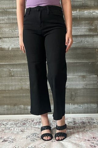 just black denim the classic wide leg jeans black BP239J-A-BLK