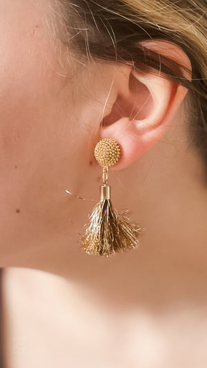 mary kathryn design gold party girl earrings